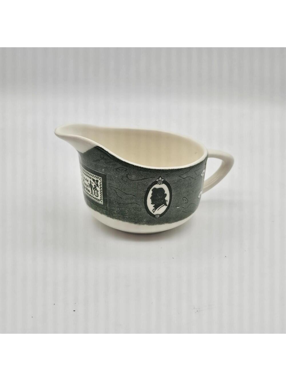 Green Colonial Homestead 8 oz. Creamer by Royal China